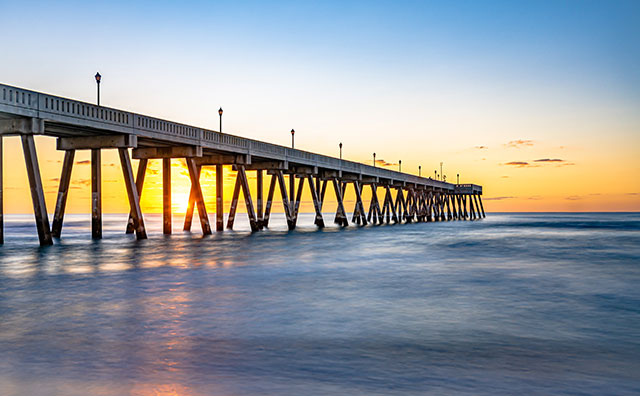 Johnnie Mercer Pier at Wrightsville Beach NC